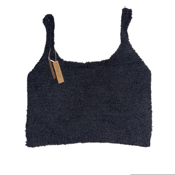 SKIMS Tops - NWT SKIMS COZY KNIT TANK in onyx size 4X (XL-1X)
